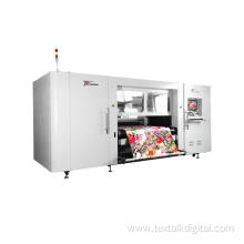 Hometextile printing machine for pigment solution